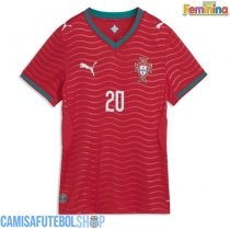 Camisa de time de futebol Portugal Joao Cancelo #20 Replicas 1º Equipamento Feminina Mundo 2026 Manga Curta
